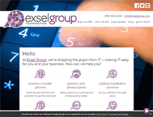 Tablet Screenshot of exselgroup.com